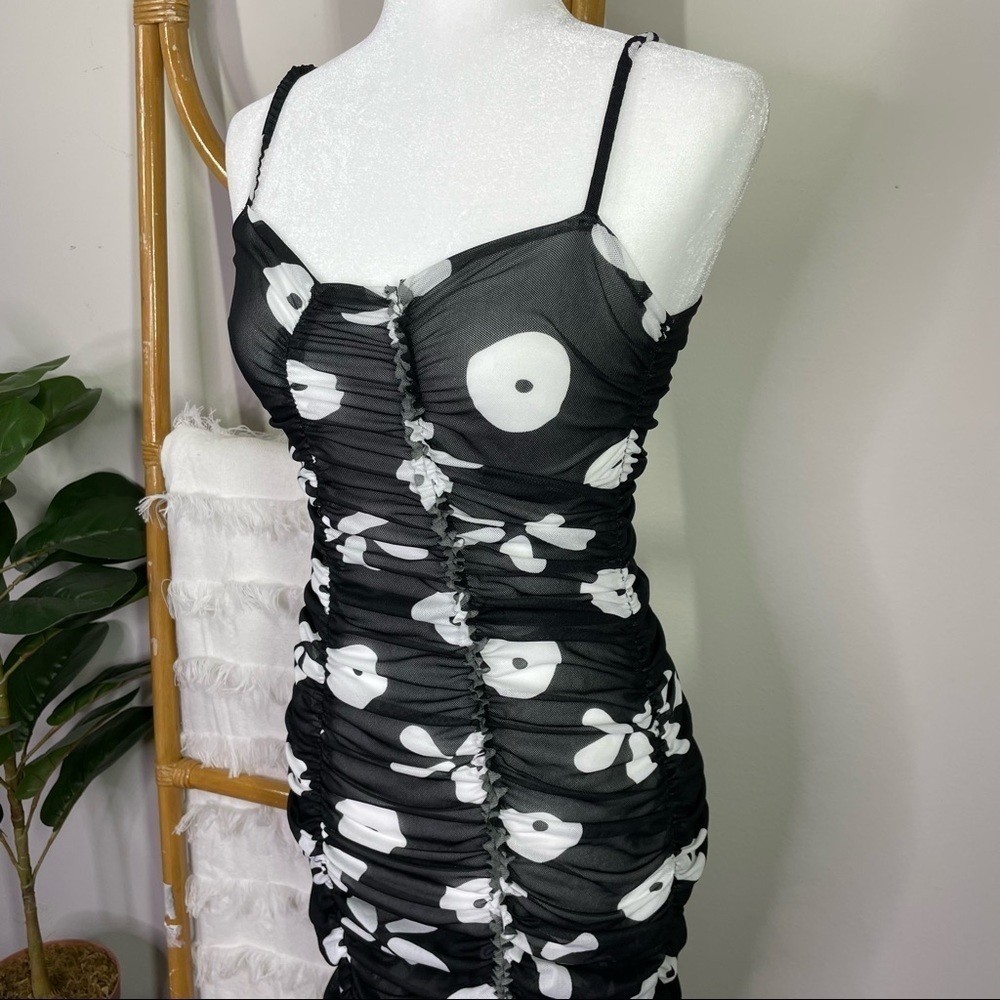 Molly Goddard Black and White Scarlett Dress sz 8 - Picture 7 of 12